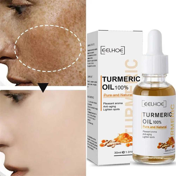 Turmeric Freckle Whitening Serum Curcumin Oil