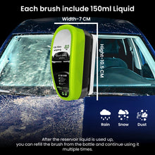 Car Glass Oil Film Removal Cleaner | Anti fog liquid brush