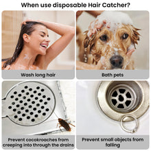 Disposable Shower Cover Hair Catcher Shower Drain Mesh Stickers, Bathroom, Laundry, Bathtub, Kitchen Shower Drain Floor Sink Strainer Filter MeshSDF (20)