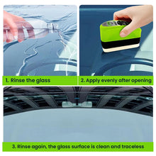Car Glass Oil Film Removal Cleaner | Anti fog liquid brush
