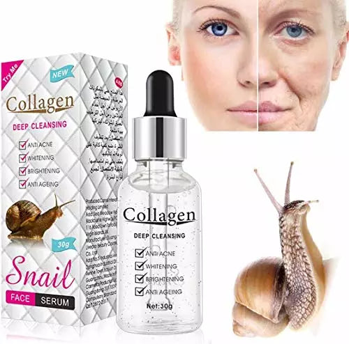 Collagen Deep Cleansing Snail Face Serum 30ml